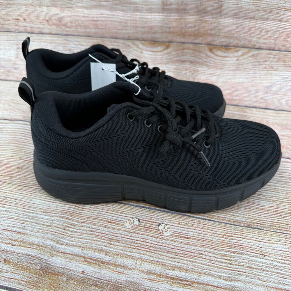Kirkland Signature Comfort Walker Mens Black Mesh Athletic Sneakers 8.5 7778910 - Picture 1 of 7